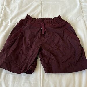 Lululemon Maroon Shorts